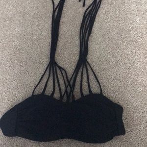 Black bathing suit top